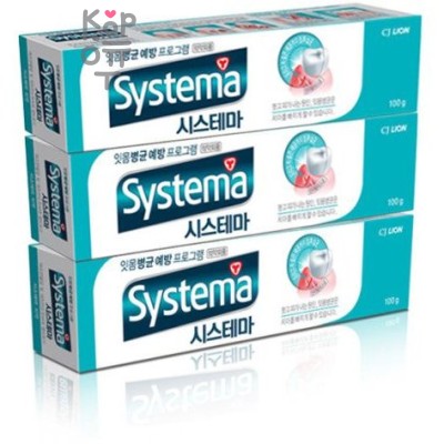 CJ LION Systema Ice Mint - Зубная паста Ледяная мята 120гр.