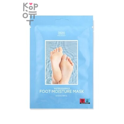 TENZERO WATER ESSENCE FOOT MOISTURE MASK, 10 300 — Маска, носочки Увляжняющая для ног, 18 г