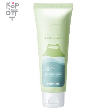 Pretty Skin The Pure Jeju Cica Peeling Gel - Гель-пилинг с экстрактом центеллы 150мл.    — Корейские товары для всей семьи(КорОпт)