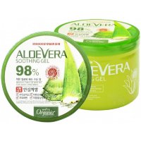 Organia Aloe Vera Soothing Gel 98% - Универсальный гель с Алоэ Вера 98%, ДОЗАТОР-Помпа 400 g