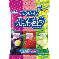 Morinaga Hi-Chew Конфеты жевательные ассорти (виноград, клубника, яблоко), 86 г