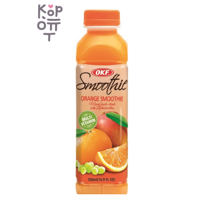 OKF Smoothie ORANGE - Напиток смузи, апельсин, манго, виноград, 500 мл