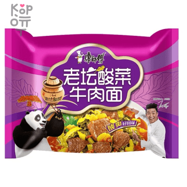 Лапша быстрого приготовления Kang Shi Fu с говядиной, 103гр. — Корейские товары для всей семьи(КорОпт)