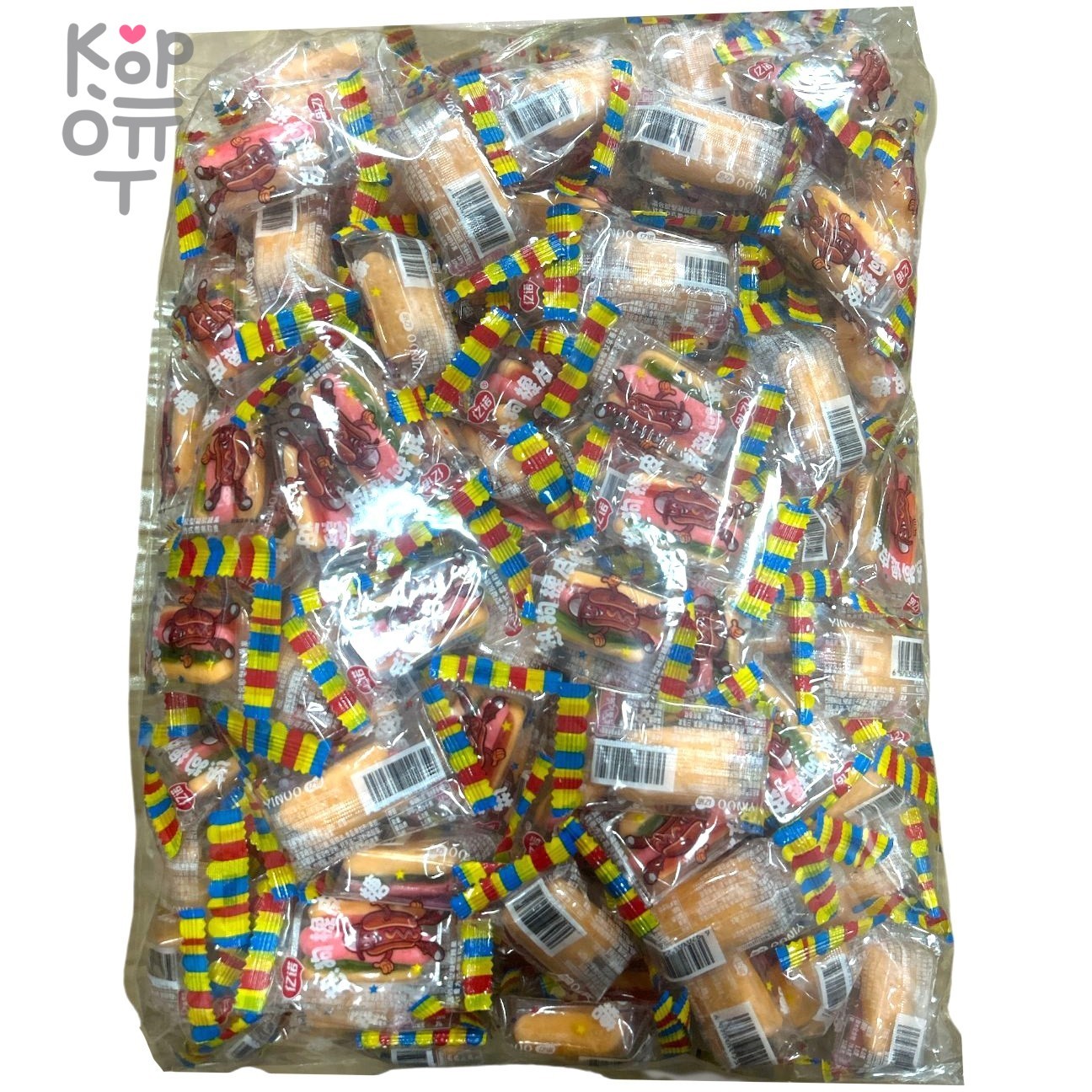 Мармелад Fudge ХотДог, 2кг, купить с доставкой на дом фото 1 &mdash; Корейские товары для всей семьи(КорОпт)