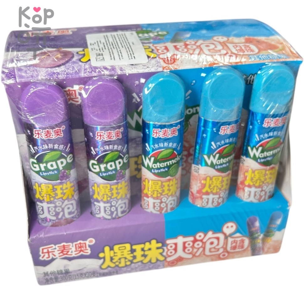 Драже Свистульки со вкусом Арбуза и Винограда, купить с доставкой на дом фото 1 — Корейские товары для всей семьи(КорОпт)