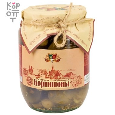 Сыта-Загора - Корнишоны консервированные с перцем 540мл*12шт. — Корейские товары для всей семьи(КорОпт)