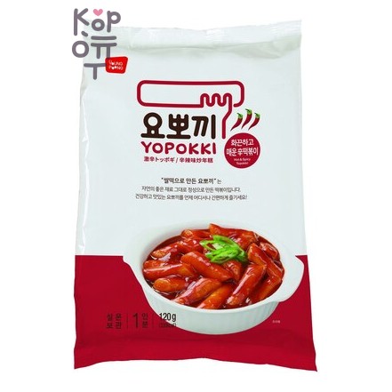Yopokki Hot and Spicy Toppoki - Рисовые клецки с острым пряным соусом, 120 г