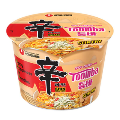 Nongshim Shin Ramyun Stir-Fry Toomba Spicy &amp; Creamy — лапша быстрого приготовления, 113 г