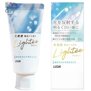 LION Premium Toothpaste &quot;LIGHTEE&quot; - Зубная паста для восстановления белизны и красоты зубной эмали. — Корейские товары для всей семьи(КорОпт)