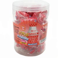 Жевательная конфета V сэндвич, с фруктовым вкусом, в форме бутылочки, красная