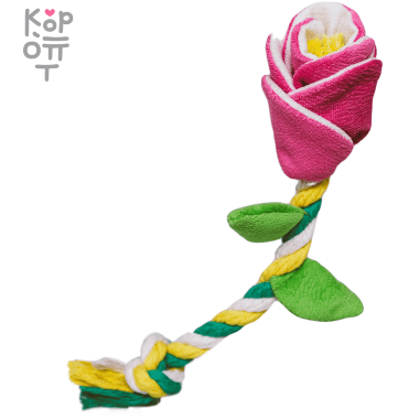 Mr.Kranch Игрушка Роза с канатом для собак мелких и средних пород 29х5х5см. — Корейские товары для всей семьи(КорОпт)