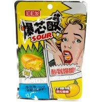 Кислая сэндвич карамель Sour Candy - со вкусом Лимона