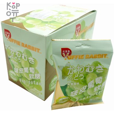 Мягкая конфета Yuffi rabbit со вкусом зеленого Винограда &mdash; Корейские товары для всей семьи(КорОпт)