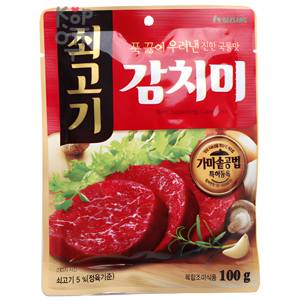 Daesang Beef Seasoning Gamchimi - Приправа Гамчими со вкусом Говядины 100гр.