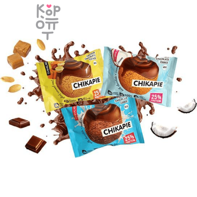 CHIKALAB Печенье глазированное ChikaPie с начинкой 60 г