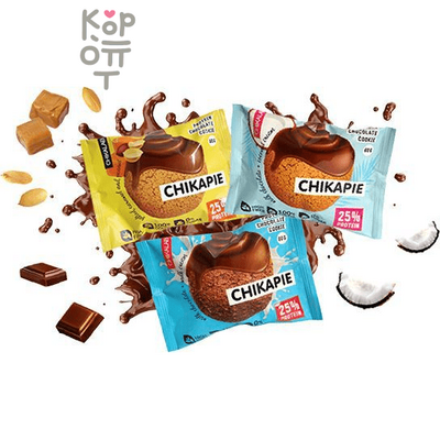 CHIKALAB Печенье глазированное ChikaPie с начинкой 60 г