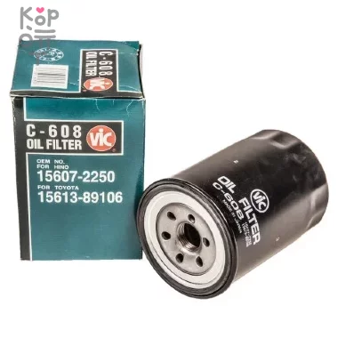 C608/C1318 VIC - Фильтр масляный  — Корейские товары для всей семьи(КорОпт)