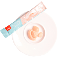 Лакомство Wanpy Cat «нежное пюре» из тунца и трески, для кошек, 70гр.