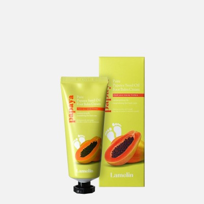 LAMELIN Pure Papaya Seed Oil Foot Balm Cream — Крем-бальзам для ног с маслом семян папайи, 100 миллилитров
