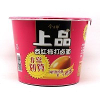 Лапша быстрого приготовления премиум-класса Jiangbing с яйцом и вкусом, 136гр.
