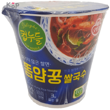 Ottogi Tom Yum Kung Rice Noodle - Лапша рисовая со вкусом Том Ям 44гр. — Корейские товары для всей семьи(КорОпт)