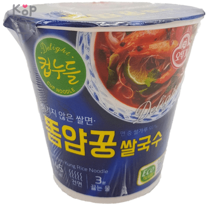 Ottogi Tom Yum Kung Rice Noodle - Лапша рисовая со вкусом Том Ям 44гр., купить с доставкой на дом фото 1 &mdash; Корейские товары для всей семьи(КорОпт)