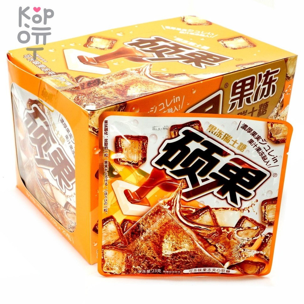 Жевательные конфеты Fruit Jelly с натуральным соком и вкусом Колы, купить с доставкой на дом фото 1 — Корейские товары для всей семьи(КорОпт)