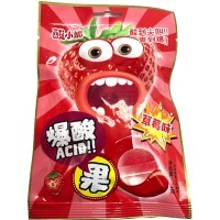Кислая карамель Dongxu Acid со вкусом Клубники
