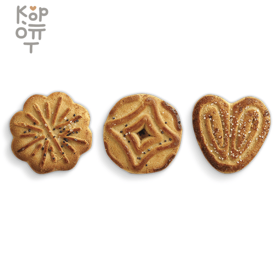 Печенье сахарное весовое Sladial "Обаяшки" с посыпкой маком 4 кг в коробке, купить с доставкой на дом фото 1 &mdash; Корейские товары для всей семьи(КорОпт)