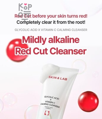 SKIN&amp;LAB Glycolic Acid x Vitamin C Calming Cleanser - Пенка на основе гликолевой кислоты 150 мл