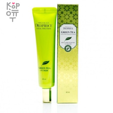 Deoproce Premium Green Tea Total Solution Eye Cream - Увлажняющий крем для век с экстрактом зеленого чая 40мл — Корейские товары для всей семьи(КорОпт)
