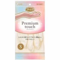 ST Family Premium touch Перчатки для бытовых нужд (винил, пропитаны гиалуроновой кислотой, средней толщины, белые)