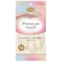ST Family Premium touch Перчатки для бытовых нужд (винил, пропитаны гиалуроновой кислотой, средней толщины, белые)