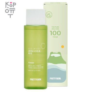 Pretty Skin The Pure Jeju Cica 100 Toner - Тонер для лица с экстрактом центеллы 250мл. — Корейские товары для всей семьи(КорОпт)