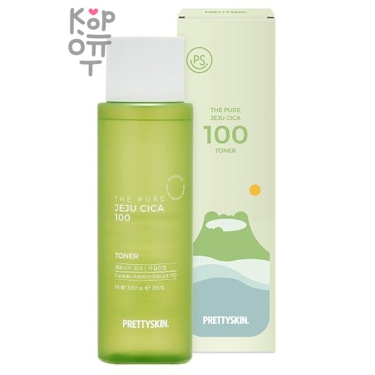 PrettySkin The Pure Jeju Cica 100 Toner - Тонер для лица с экстрактом центеллы 250 мл