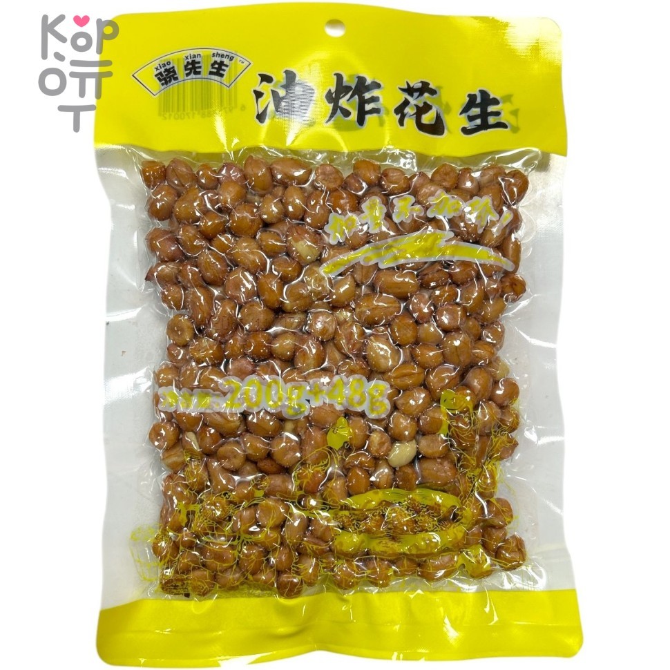 Арахис отборный Xiao Хрустящий с уникальным послевкусием, жареный с солью, 248гр., купить с доставкой на дом фото 1 &mdash; Корейские товары для всей семьи(КорОпт)