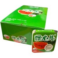 Жевательная резинка Super Heart Crispy Jam Sandwich Gum - с Клубничной начинкой