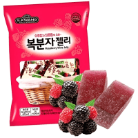 ILKWANG Black raspberry Jelly Candy - Желейные конфеты со вкусом Ежевики, 280гр., коробка 10шт.