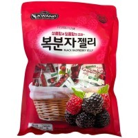 ILKWANG Black raspberry Jelly Candy - Желейные конфеты со вкусом Ежевики, 280гр., коробка 10шт.