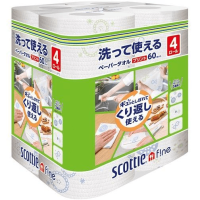 Scottie Washable Paper Towel - Многоразовые нетканые кухонные полотенца с цветным рисунком 60листов.