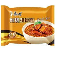 Лапша быстрого приготовления Kang Shi Fu Roasted Pork Ribs Noodle со вкусом свиных ребрышек, 107гр.