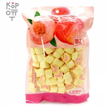 Маршмеллоу Suiyi Персиковое сердечко, 138гр. — Корейские товары для всей семьи(КорОпт)