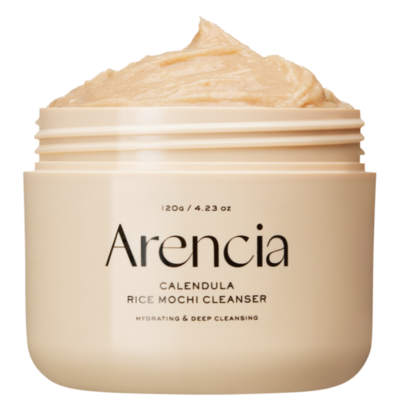 ARENCIA Calendula Rice Mochi Cleanser — Очищающее средство с календулой для чувствительной кожи, 120 г