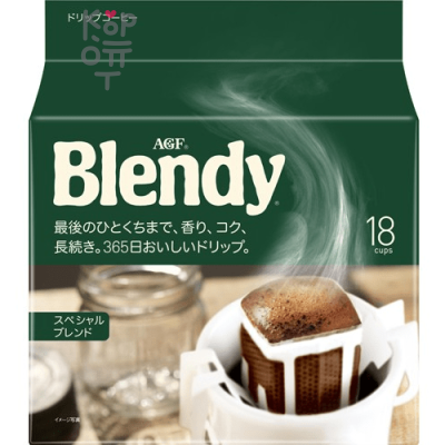 AGF Regular Coffee Drip Pack Special Blend Кофе молотый, кофейный капельный пакет, 7 г