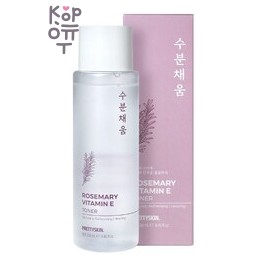 PrettySkin Rosemary Vitamin E Toner - Тонер для лица омолаживающий с розмарином, 250 мл