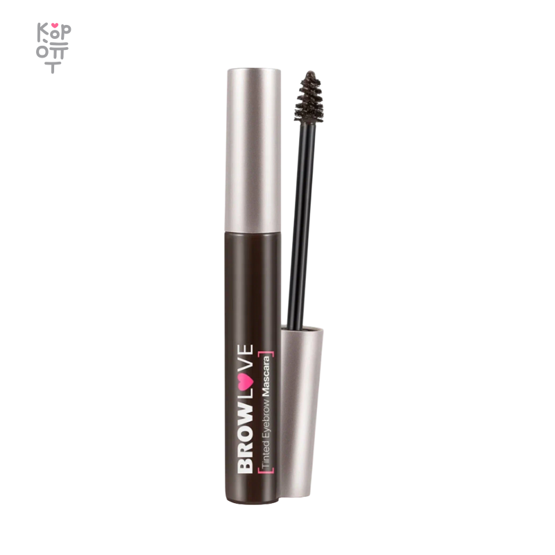MONIC BEAUTY Brow Love — тушь для бровей, оттенок 03 тёмно-коричневый, 6,5 мл
