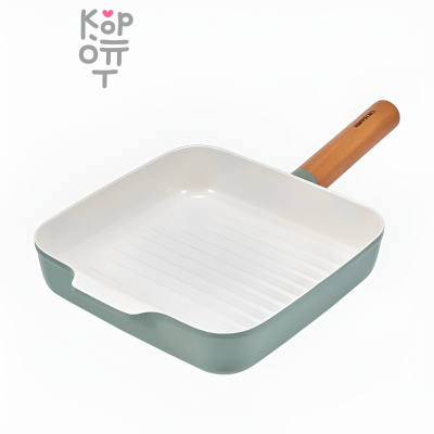 HappyCall IH ZIUM Frying Pan Керамическая квадратная сковорода-гриль, 22 см