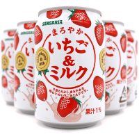Sangaria Mellow Strawberry & Milk - Напиток молочный Спелая клубника и молоко, 275гр.