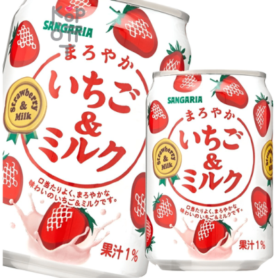 Sangaria Mellow Strawberry &amp; Milk - Напиток молочный Спелая клубника и молоко, 275гр.