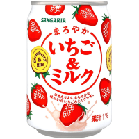 Sangaria Mellow Strawberry & Milk - Напиток молочный Спелая клубника и молоко, 275гр.